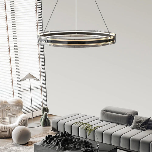 lustre créatif en verre pour un éclairage personnalisé moderne - vue 3 sur 8