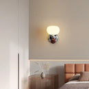 Nordic minimalist creative pumpkin wall light for children
