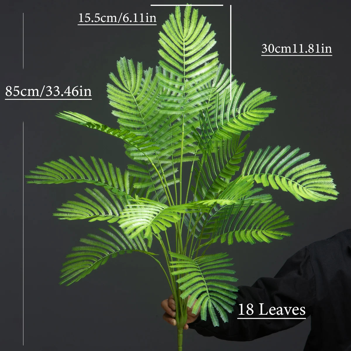 grandes feuilles de palmier artificielles pour décoration de jardin et fête - vue 7 sur 6