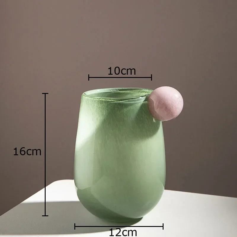vase en verre bonbon pour décoration florale esthétique - vue 10 sur 10