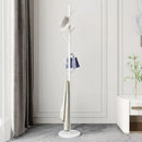 Metal Standing Holder for Purse, Tree with Light, Luxury Rock Plate Base, Marble Scarf and Bag Rack, Minimalist Stand