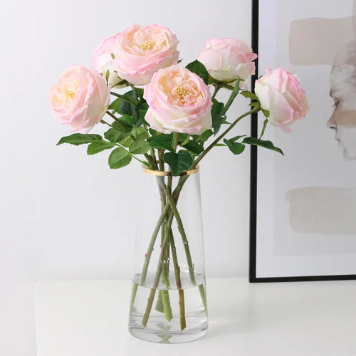 branche de fleurs artificielles en soie pour décorations festives et mariage - vue 4 sur 13