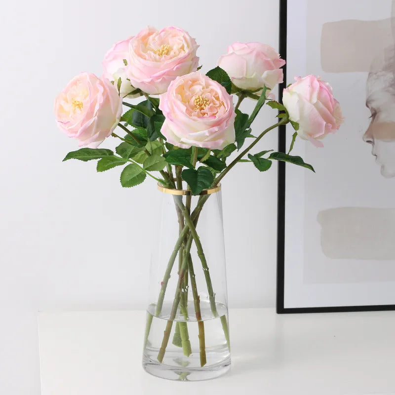 branche de fleurs artificielles en soie pour décorations festives et mariage - vue 3 sur 13