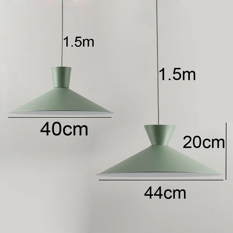 Modern Macarons Pendant Ceiling Lights, Nordic Designer Suspension Lamp for Kitchen Islands, Dining Tables, Bar Restaurant Decor - vue 2 sur 6