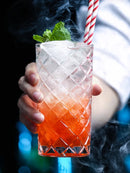 Verres collins cristal sans plomb style bar élégant