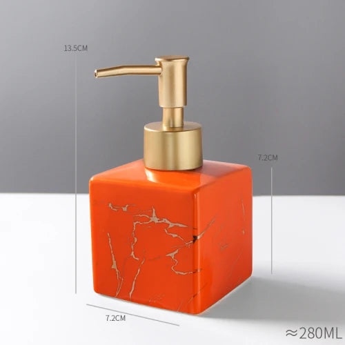 bouteille en céramique pour désinfectant et gel douche - vue 22 sur 26