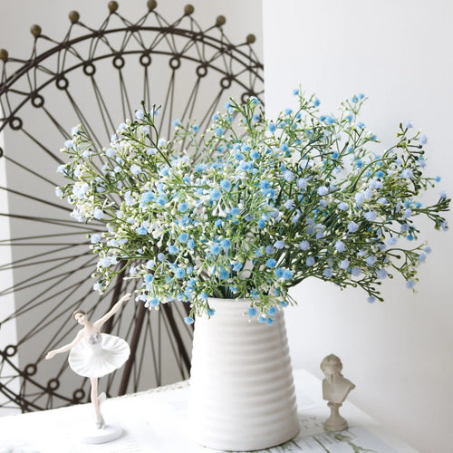 bouquets de gypsophile artificielle pour décoration intérieure et extérieure - vue 4 sur 15