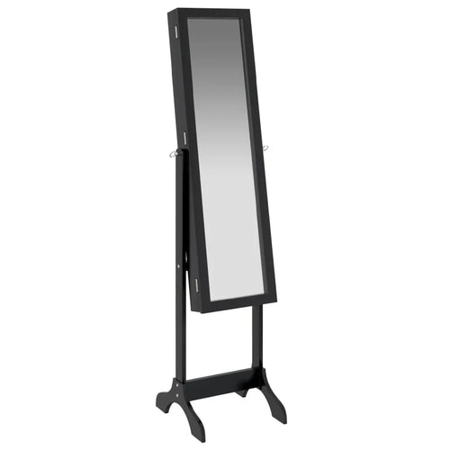 Black foot mirror 34x37x146 cm, home decoration wall Deco living room decoration - vue 3 sur 7