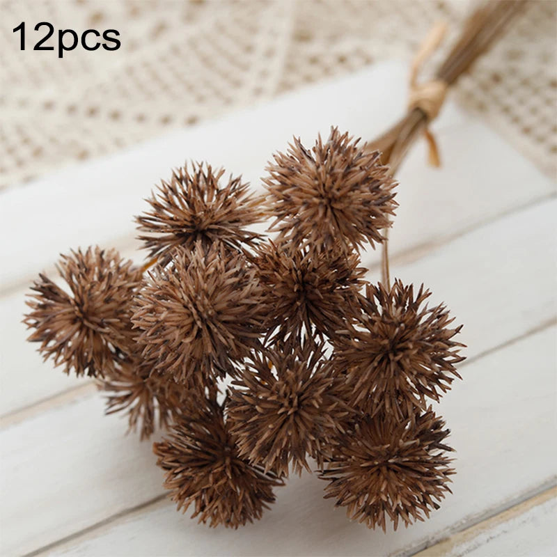 lot de boules de fleurs artificielles pour décoration et bricolage - vue 8 sur 9