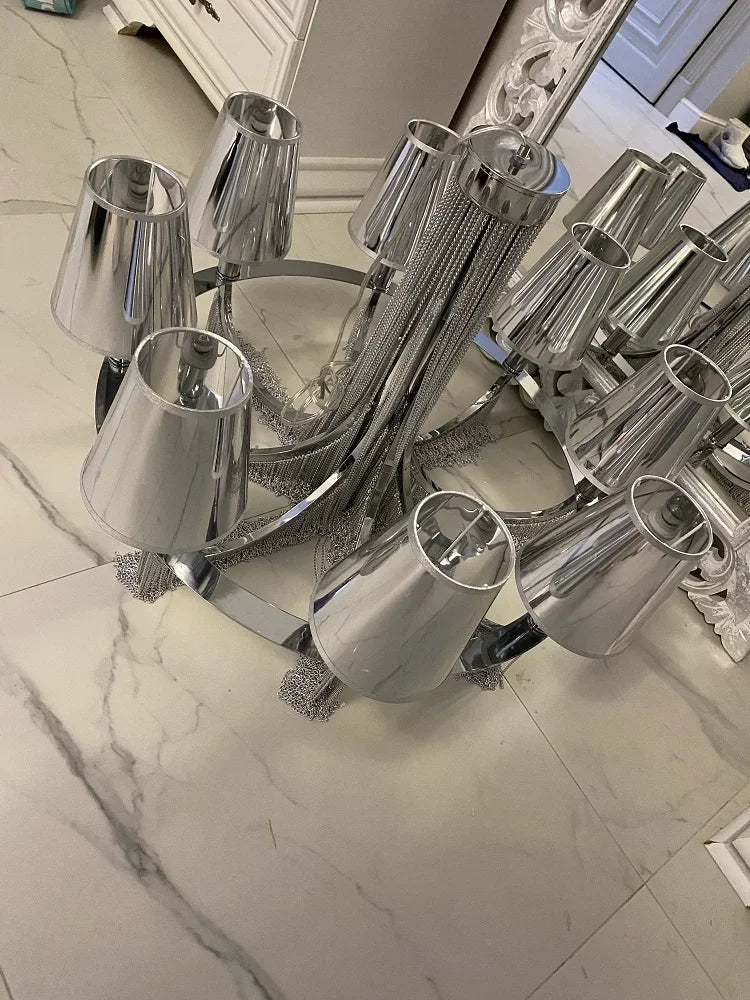 lustre de luxe pour mariage entrée et décoration élégante - vue 5 sur 15