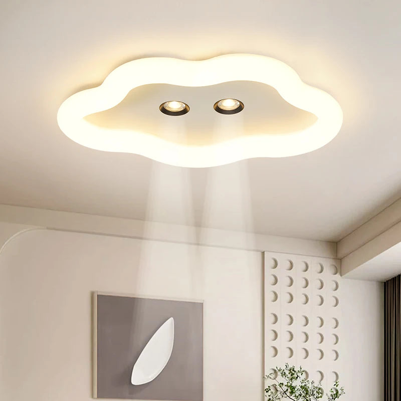 lampe de salon nordique led ronde simple et moderne - vue 6 sur 9