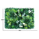 plante artificielle décor mur jardin style jungle décoratif