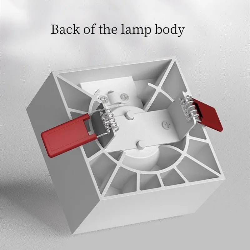 carré dimmable encastré led spots pour hôtel bureau maison - vue 6 sur 9