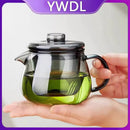 Theiere verre borosilicate avec infuseur couvercle resistante