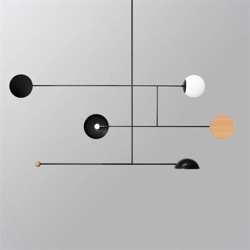 Minimalist Nordic chandelier for modern interior decor
