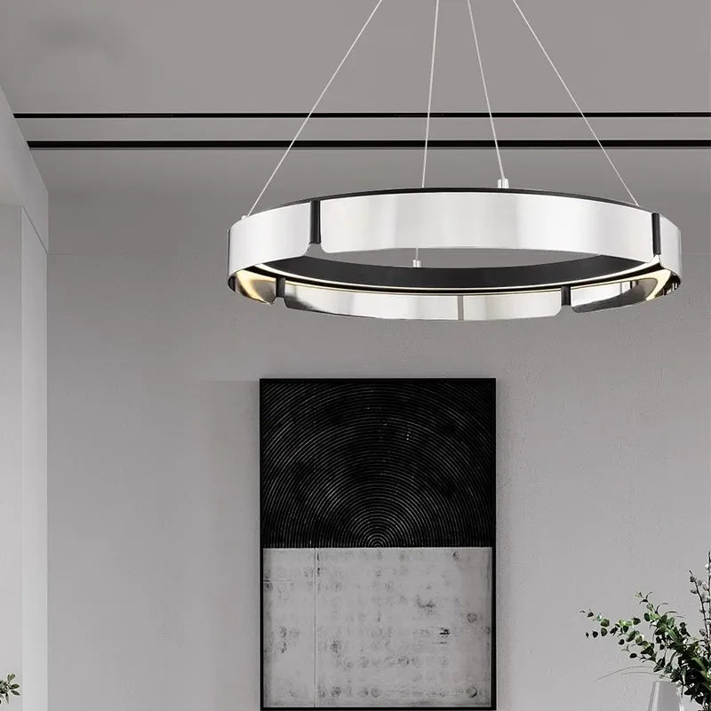 plafonnier led rond minimaliste design moderne - vue 5 sur 14