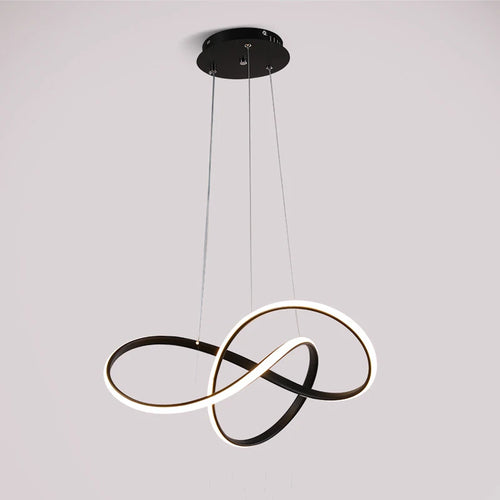 lustre led simple et moderne nordique pour décoration intérieure