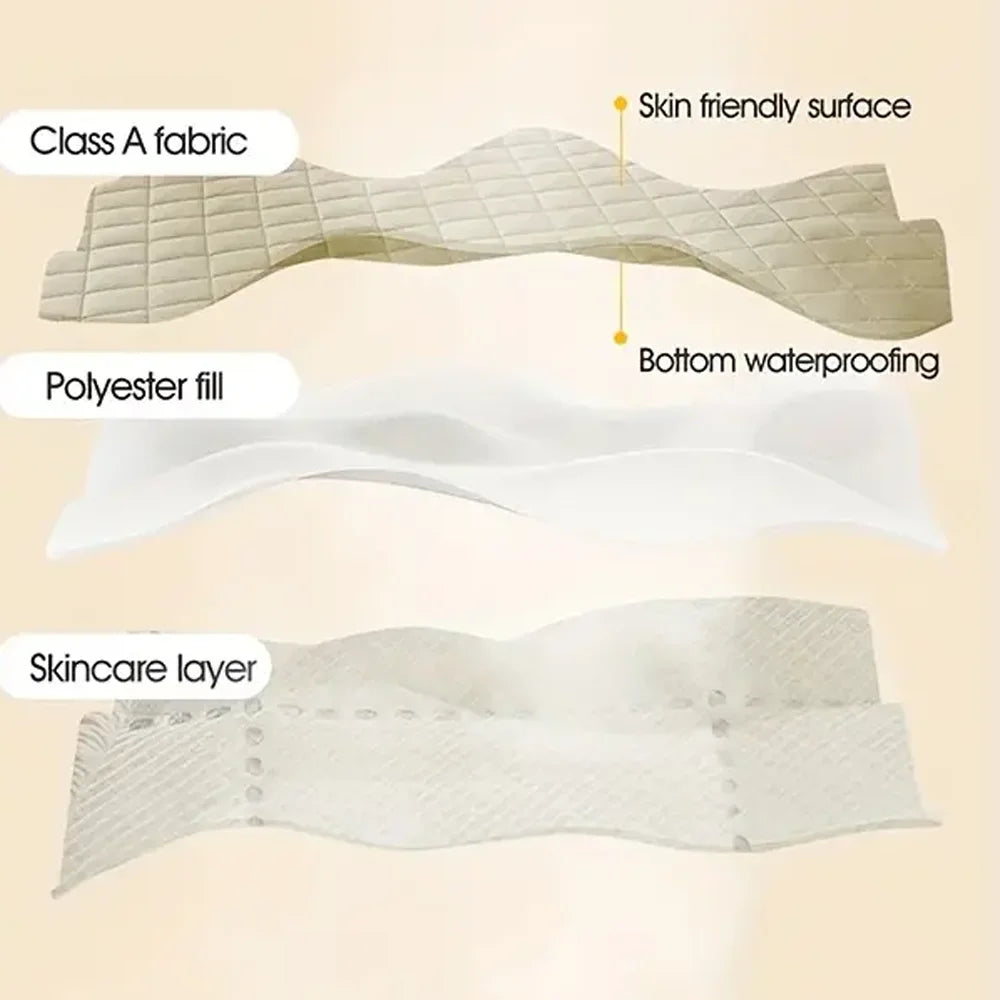 1pc 3D Air Fabric Thick Mattress Cover, 100% Waterproof Mattress Protector, Soft and Breathable Fitted Bed Sheet (No Pillowcase) - vue 5 sur 9