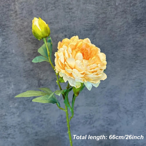 bouquet de pivoines artificielles en soie pour mariage et décoration intérieure