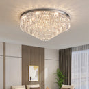 plafonnier en cristal luxe style français atmosphère simple 2024