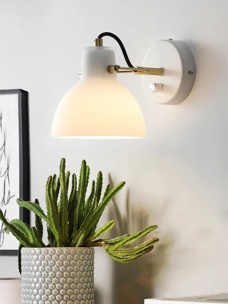 lampe de chevet allée d'entrée ajustable en verre - vue 2 sur 6