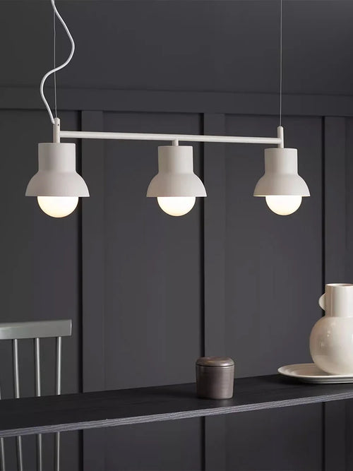Modern Nordic minimalist three-head custom creative chandelier - vue 4 sur 10