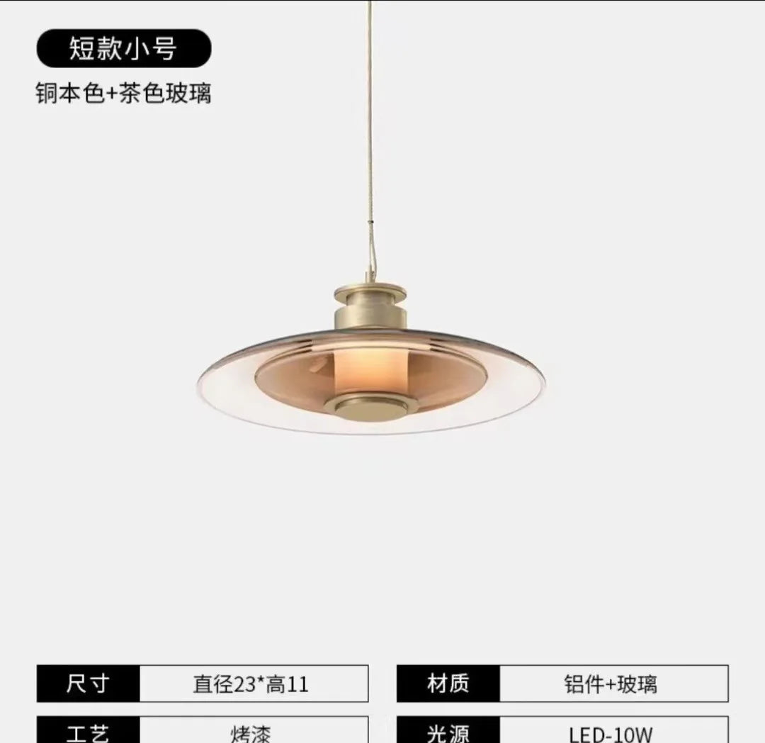 Modern minimalist decorative glass LED wall light - vue 14 sur 14
