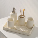 Wabi-Sabi-Electric Toothbrush Holder Set, Bathroom Toothbrush Cup, Vanity Desktop Storage Tray, Home Decoration