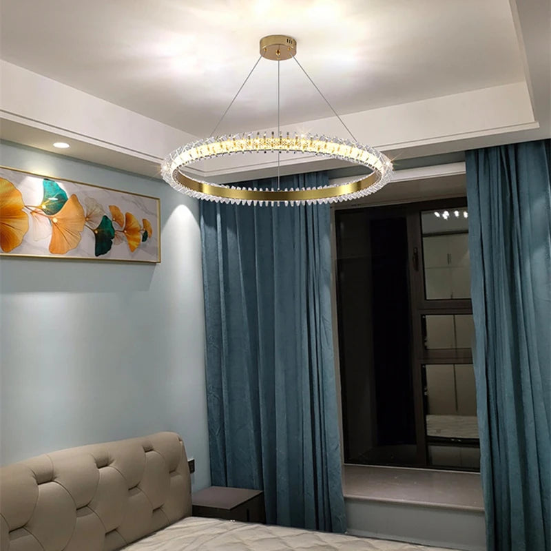 suspension led nordique en aluminium pour hôtel villa - vue 2 sur 11