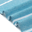 serviette de plage turque coton rayures franges rapide