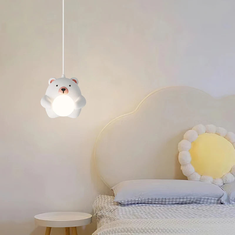 suspension dessin animé animal lapin ours pour enfants soins oculaires