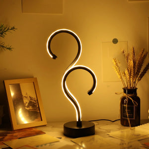 Creative dimmable desk lamp with three colours for eye protection