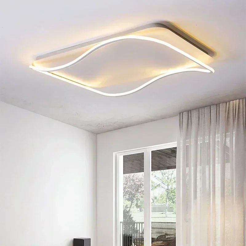 plafonnier moderne à leds pour éclairage intérieur décoratif - vue 4 sur 19