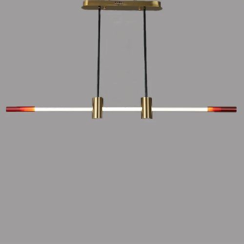 Minimalist LED chandelier for modern bars and restaurants - vue 2 sur 8