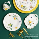 Assiette en céramique style européen motif citron