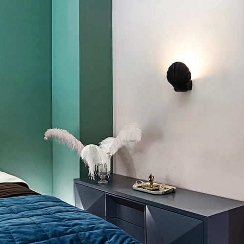 Applique murale extérieures Coquille étanche Creative Salon Chambre Applique murale extérieure LED Modélisation Allée Chambre Hôtel Éclairage - vue 5 sur 12