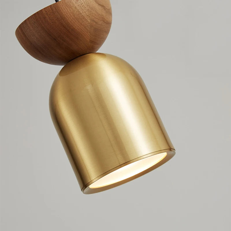 suspension moderne en cuivre pour décoration créative et personnalisée