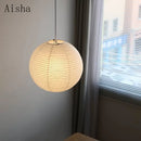 suspension en papier de riz style japonais pour décoration intérieure