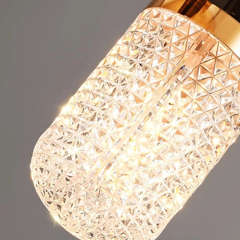 lustre led moderne de luxe pour éclairage intérieur - vue 7 sur 8