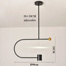 Minimalist Nordic acrylic chandelier for modern decoration