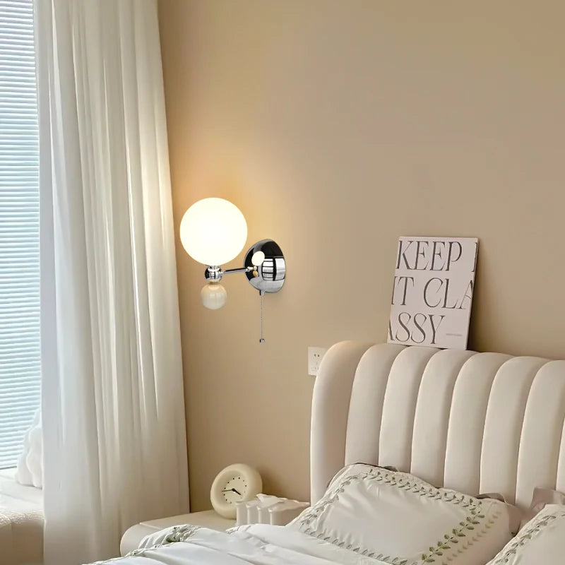 Nordic minimalist creative pumpkin wall light for children - vue 5 sur 14
