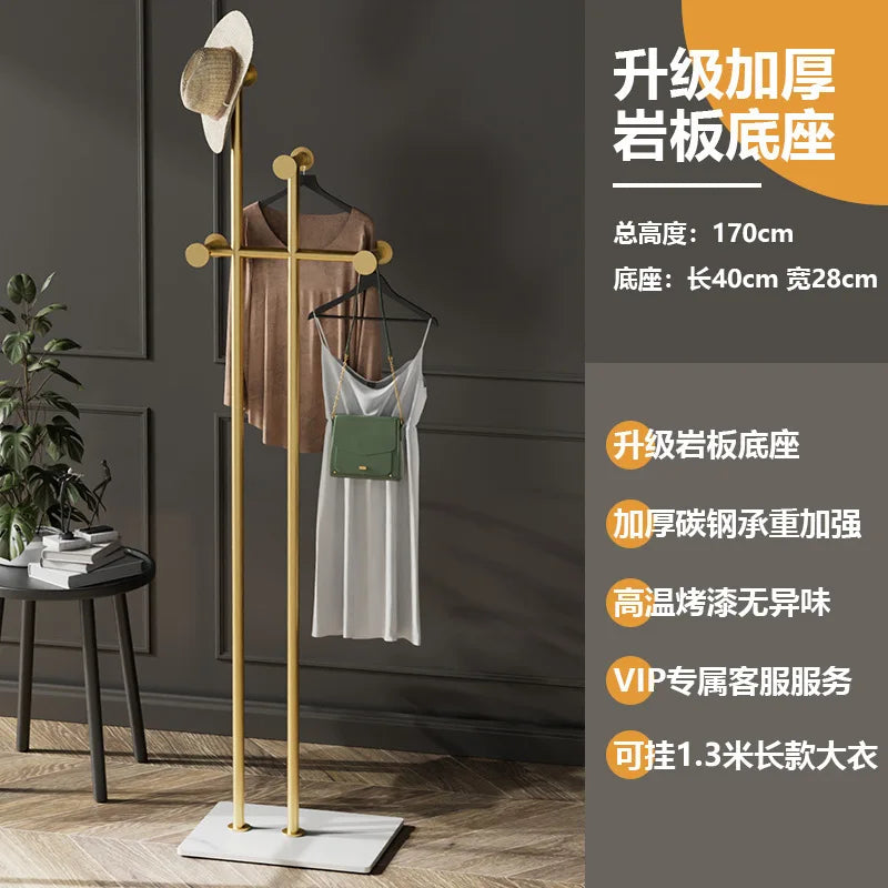 porte-vêtements en fer forgé pour une décoration élégante et moderne