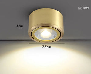 plafonnier en cuivre design moderne pour éclairage intérieur