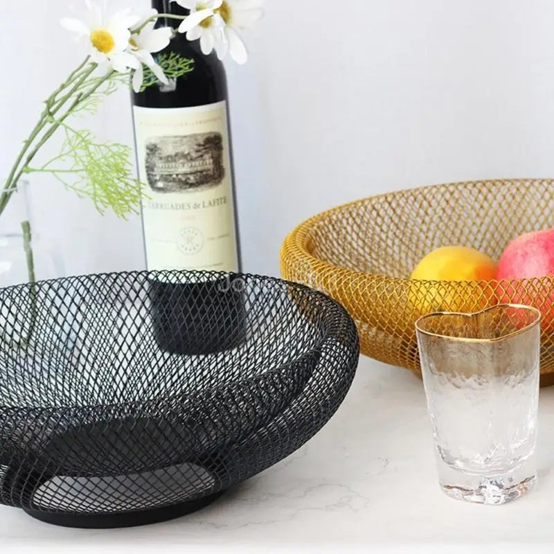 panier à fruits en fer style nordique créatif et fonctionnel - vue 9 sur 8