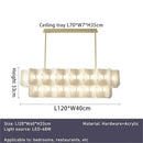 Newly designed LED chandelier, fingerprint chandelier, luxurious living room, bedroom, villa, hotel lobby, bright acrylic chandelier