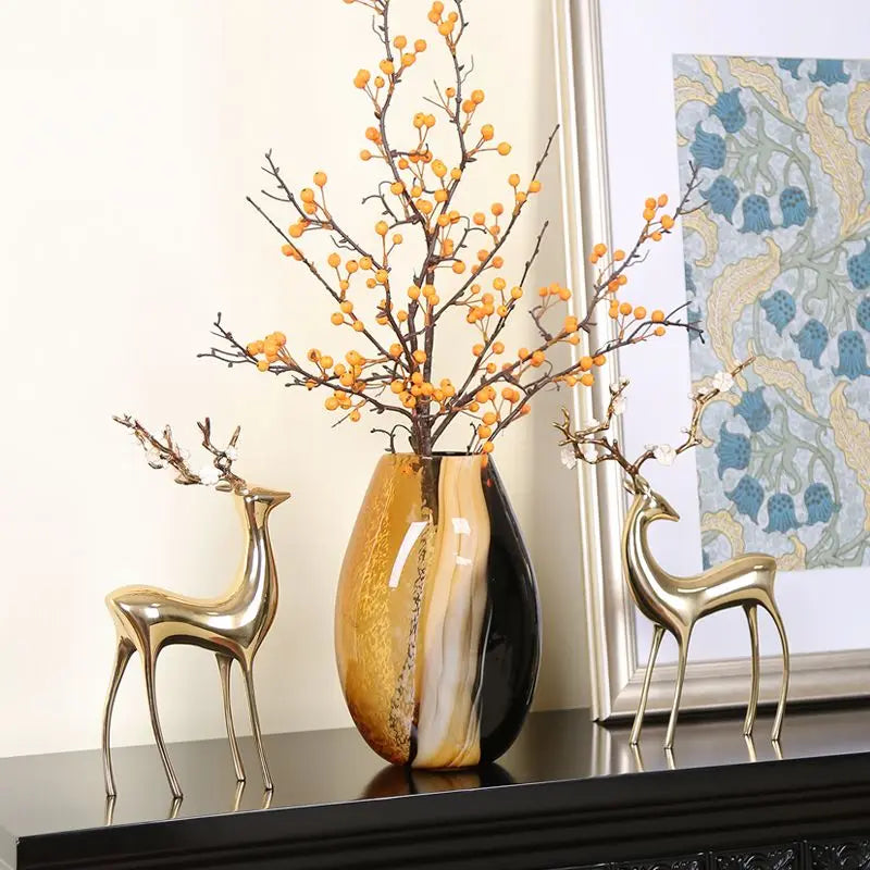 vase en verre moderne décoration artistique pour fleurs hydroponiques - vue 3 sur 7