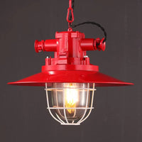 Américain rétro industriel vent anti-déflagrant lustre LOFT créatif Restaurant allée Barcafé fer LED suspension lampe