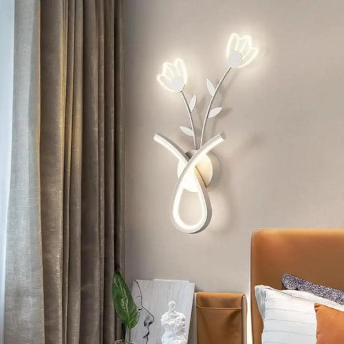applique murale led style nordique lumière créative design moderne - vue 3 sur 12