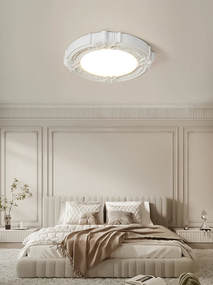 plafonnier rétro en résine design français pour intérieur moderne - vue 5 sur 10