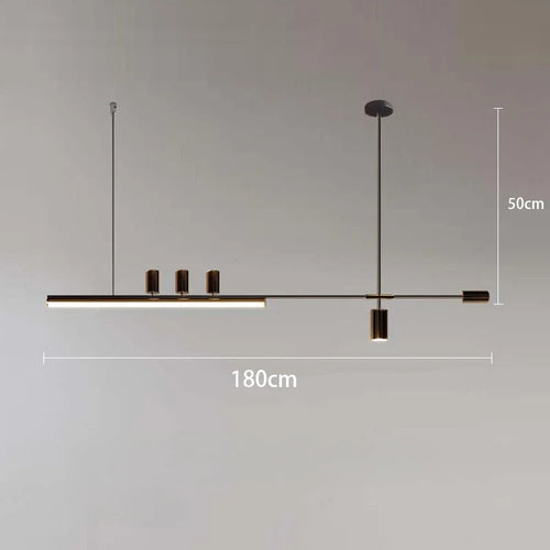 Modern minimalist nordic chandelier for interior decor - vue 16 sur 16